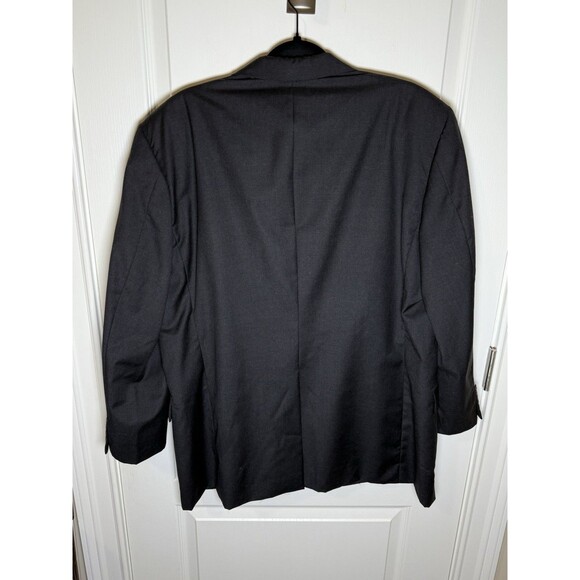 Gieves & Hawkes Blazer 44R 100% Wool Jacket Men’s Very Dark Gray/Black - Picture 2 of 7